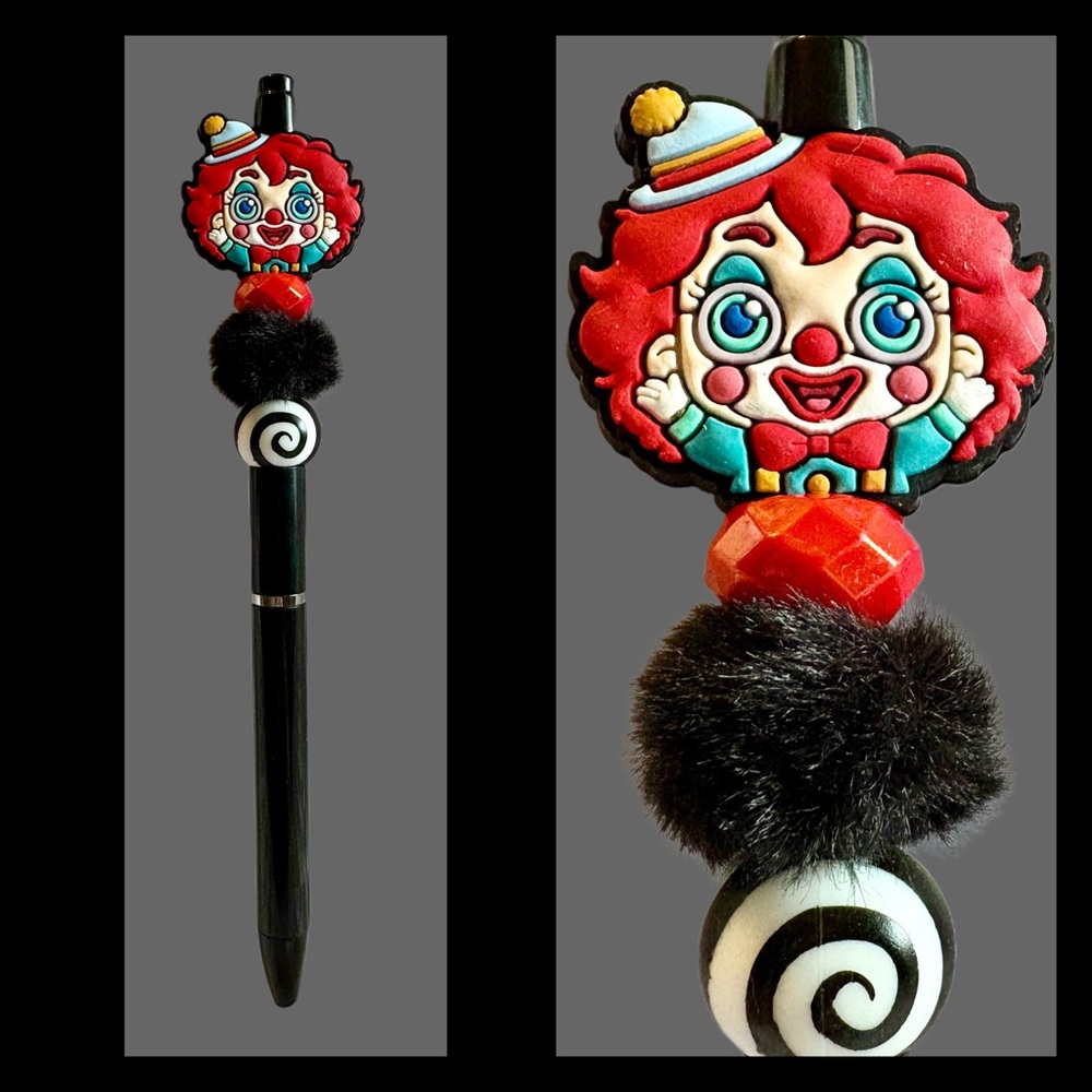 Cute Circus Clown Custom Ink Pen